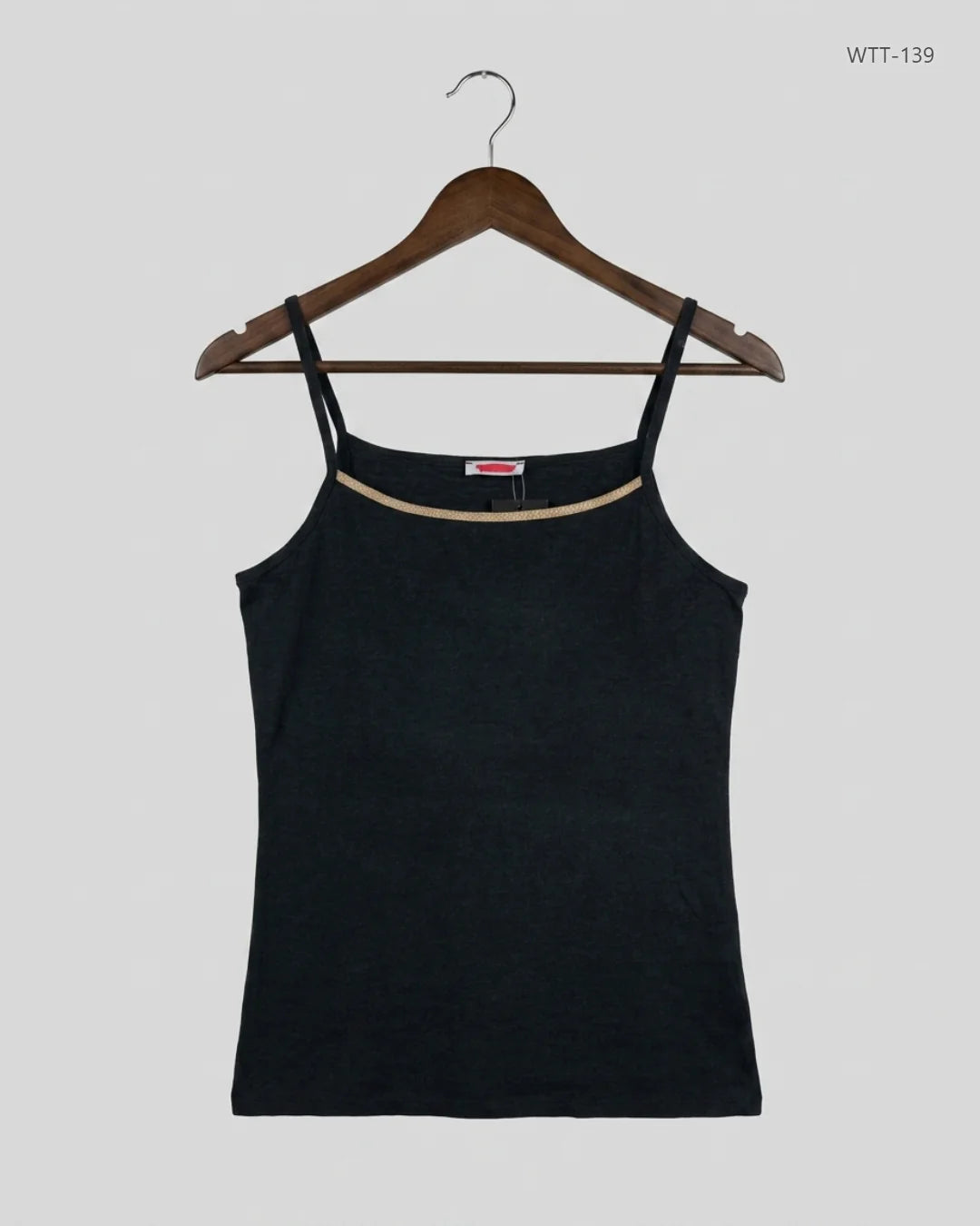 Womens Tank Top | Damart | Preloved Branded | Black Acrylic | Premium | OTS Thrift Store Lahore Pakistan