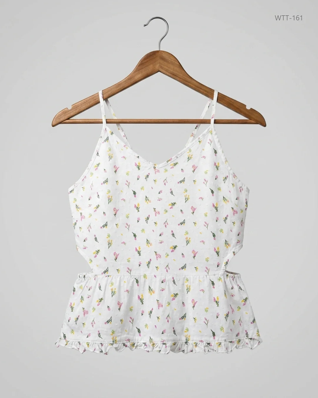 Secondhand Branded Womens Tank Top by F&F, White Cotton fabric, Premium condition, for Womens - Online Thrift Shop Peshawar Pakistan