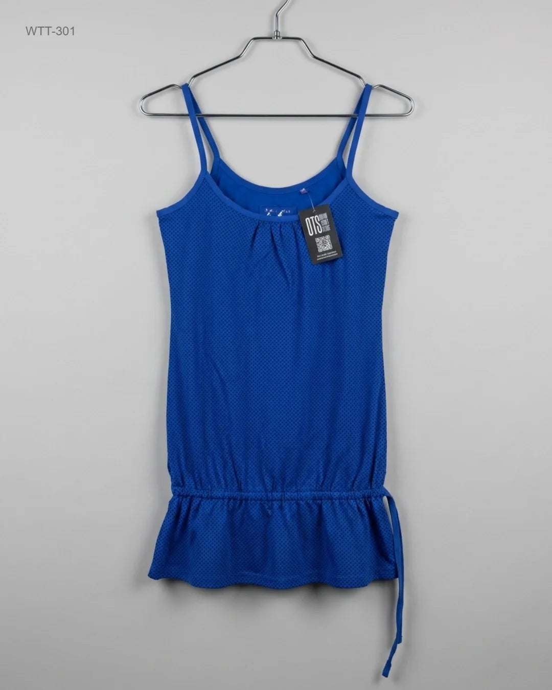 Shop Premium Womens Tank Top by George | Preloved Branded Clothes | Blue Cotton | Womens | OTS Thrift Store Lahore Pakistan