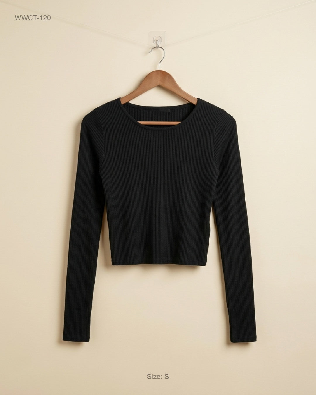 Secondhand Branded Women Winter Crop Tops by ASOS, Black Viscose fabric, Premium condition, for Women - Online Thrift Shop Karachi Pakistan