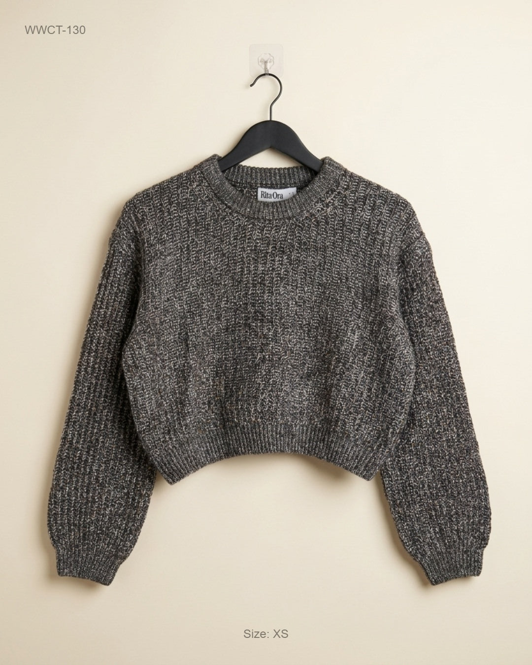 Secondhand Branded Women Winter Crop Tops by Rita Ora, Multi Polyester fabric, Premium condition, for Women - Online Thrift Shop Lahore Pakistan