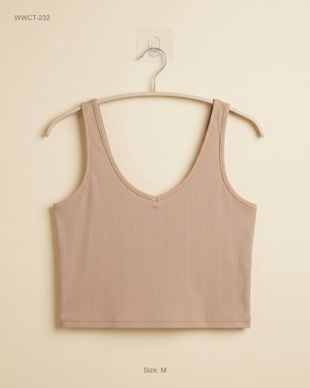 Shop Premium Women Winter Crop Tops by Uknown | Preloved Branded Clothes | Camel Polyester | Women | OTS Thrift Store Islamabad Pakistan