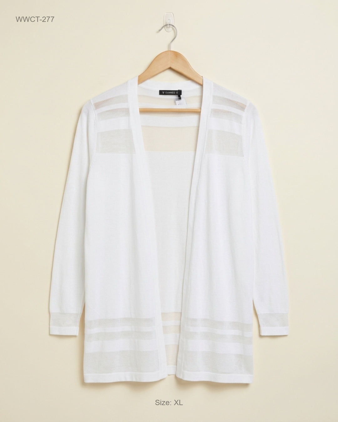 Shop Premium Women Winter Crop Tops by DUNNES | Preloved Branded Clothes | OffWhite Polyester | Women | OTS Thrift Store Lahore Pakistan
