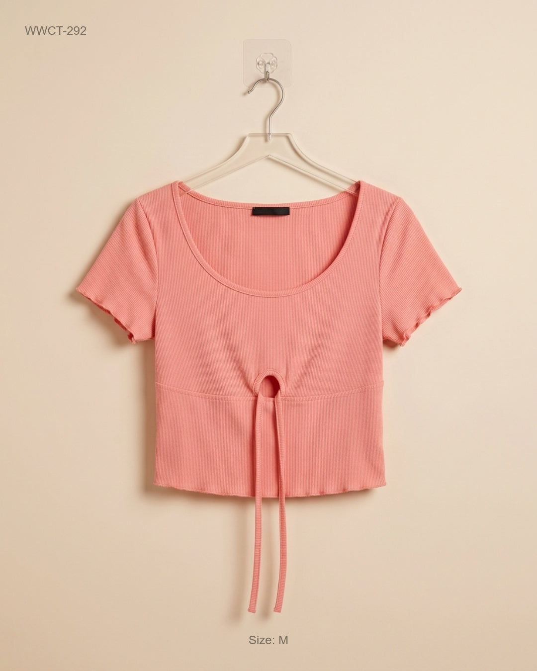 Women Winter Crop Tops | SHEIN | Preloved Branded | Peach Viscose | Premium | OTS Thrift Store Karachi Pakistan