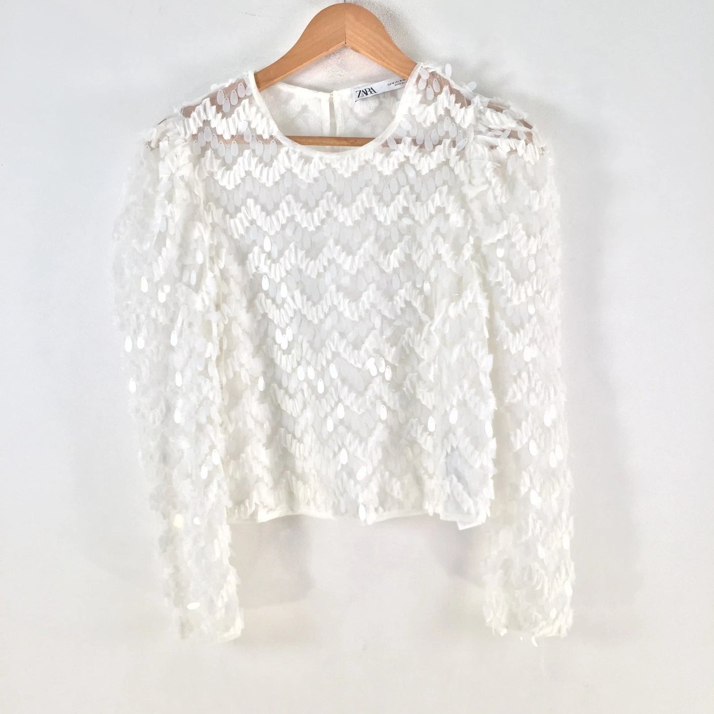 White Winter Crop Top by Zara (WCT-68)