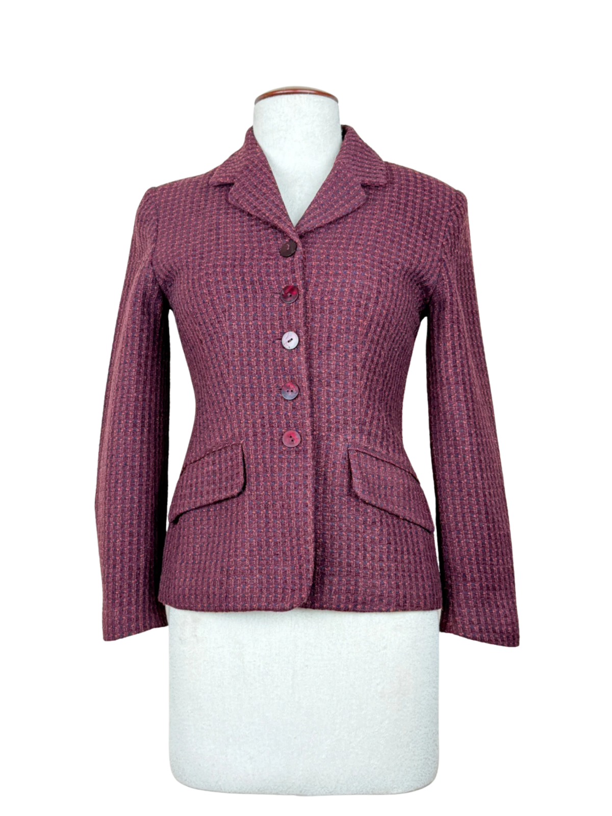 Maroon Women Bolero Coat by Richarda (BC-11)