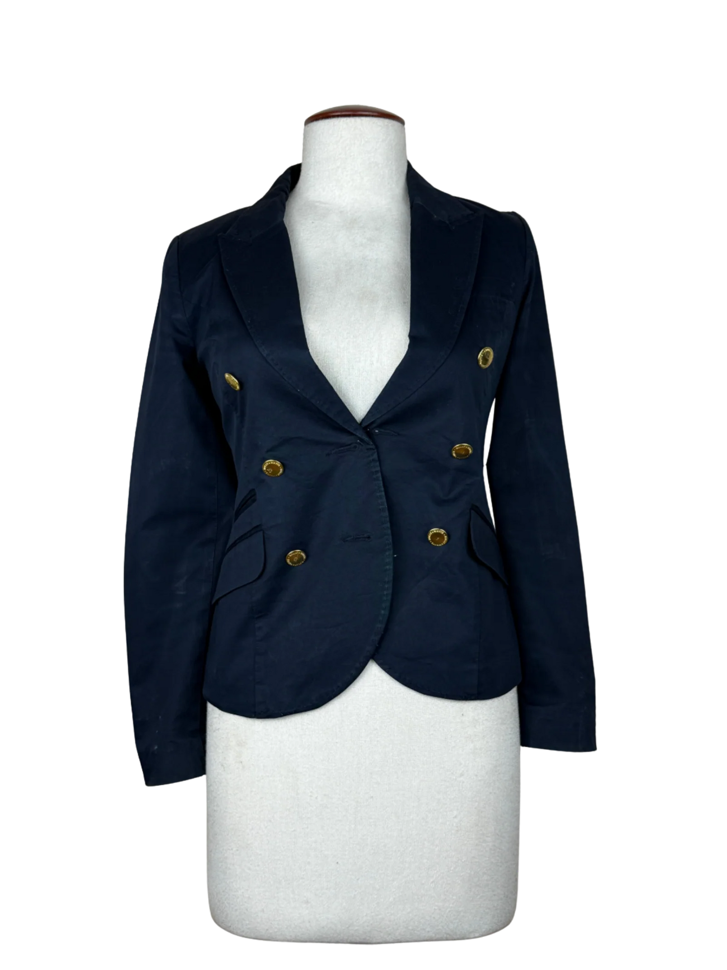 Women Bolero Coatt | Holly & Whyte | Preloved Branded | Navy Cotton | Excellent | OTS Thrift Store Peshawar Pakistan