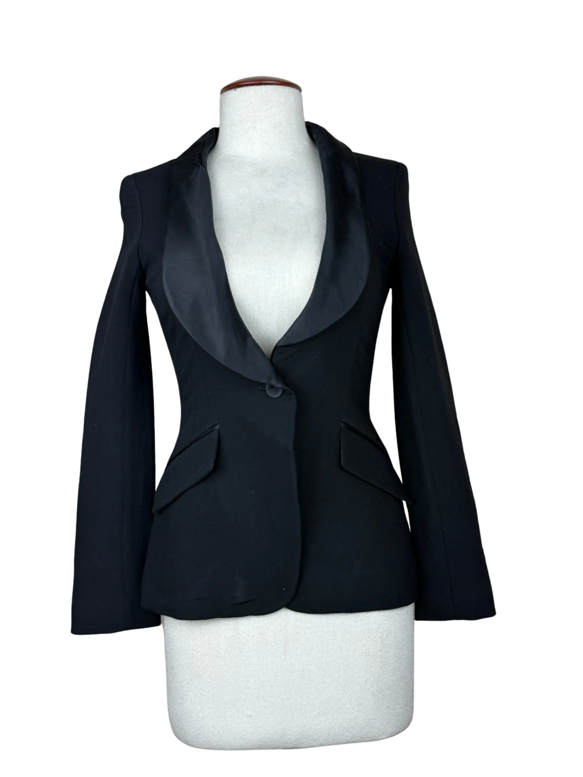 Black Women Bolero Coat by Jaeger London (BC-33)