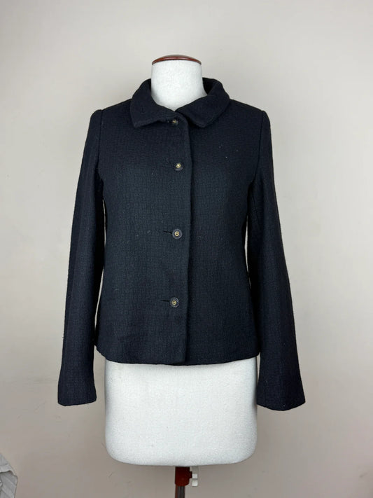 Secondhand Branded Women Bolero Coat by Papaya, Black Polyester fabric, Premium condition, for Womens - Online Thrift Shop Lahore Pakistan