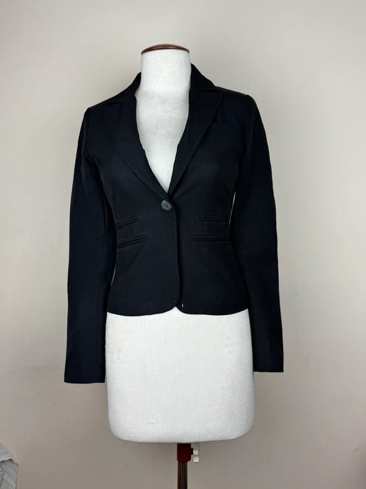 Good Condition Women Bolero Coat | Preloved New Look | Black Polyester | Thrift Shop for Womens Karachi Pakistan | OTS