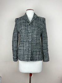 Black & White Women Bolero Coat by Unknown (BC-47)