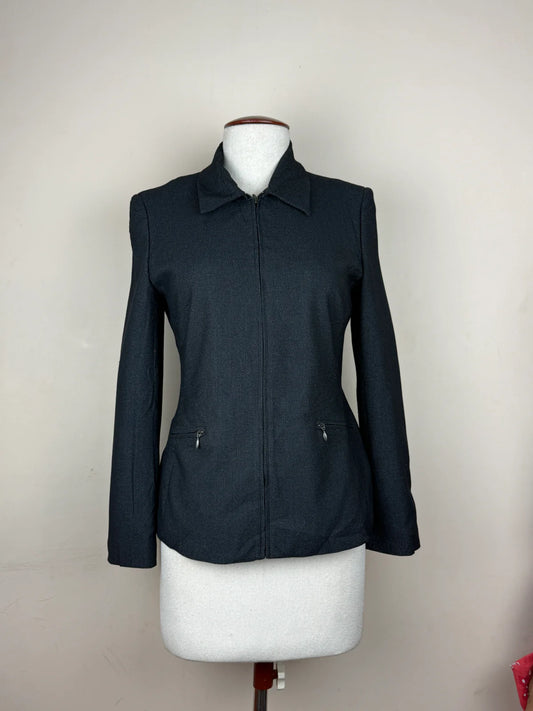 Premium Condition Women Bolero Coat | Preloved Next | Black Polyester | Thrift Shop for Womens Peshawar Pakistan | OTS