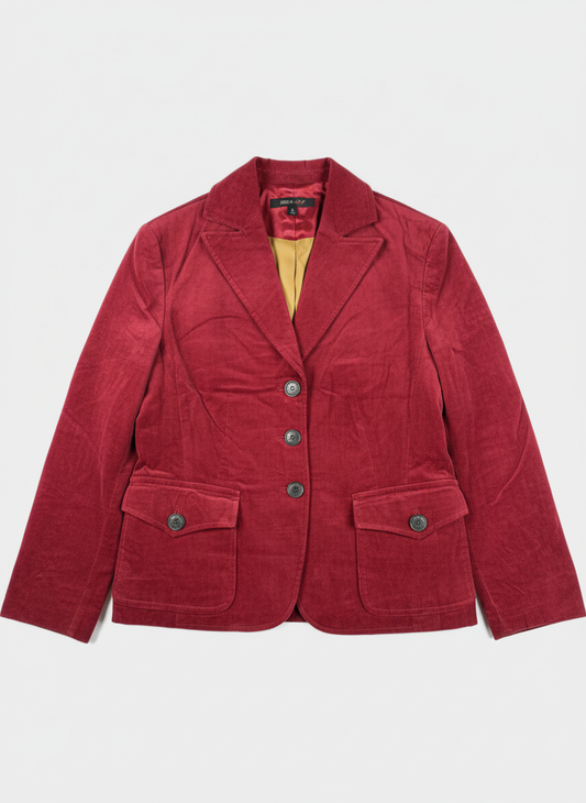 UK Imported secondhand Bolero Coat - S.OLIVER brand, RED ACRYLIC, PREMIUM condition, for Women - Online Thrift Store Islamabad Pakistan
