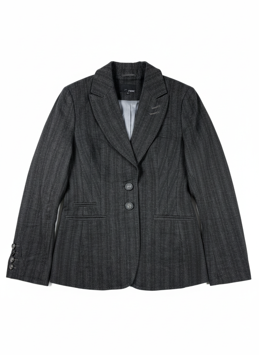 Bolero Coat | NEXT | Preloved Branded | DARK GREY ACRYLIC | PREMIUM | OTS Thrift Store Karachi Pakistan