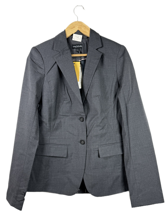 Preloved PREMIUM PLUS Bolero Coat by LONG TALL SALLY, GREY ACRYLIC for Women - OTS Thrift Shop Islamabad Pakistan