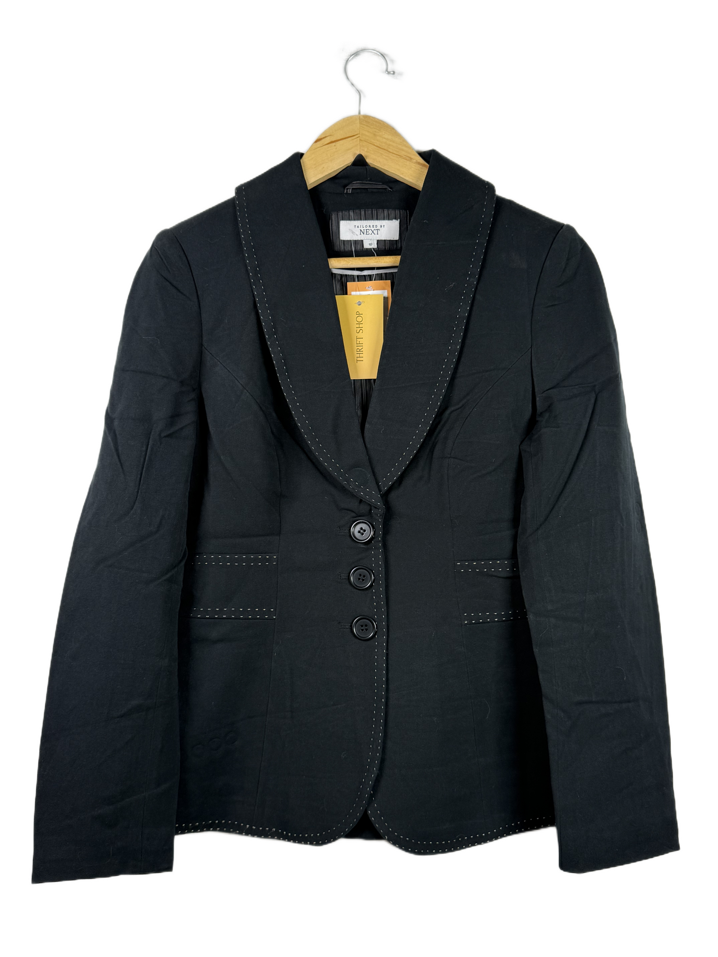 Bolero Coat | NEXT | Preloved Branded | BLACK ACRYLIC | PREMIUM PLUS | OTS Thrift Store Lahore Pakistan