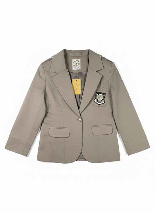 Bolero Coat | POP ELLITE | Preloved Branded | BROWN ACRYLIC | PREMIUM | OTS Thrift Store Peshawar Pakistan