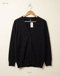 SOLS (BDC-119) Black Button Down Cardigans
