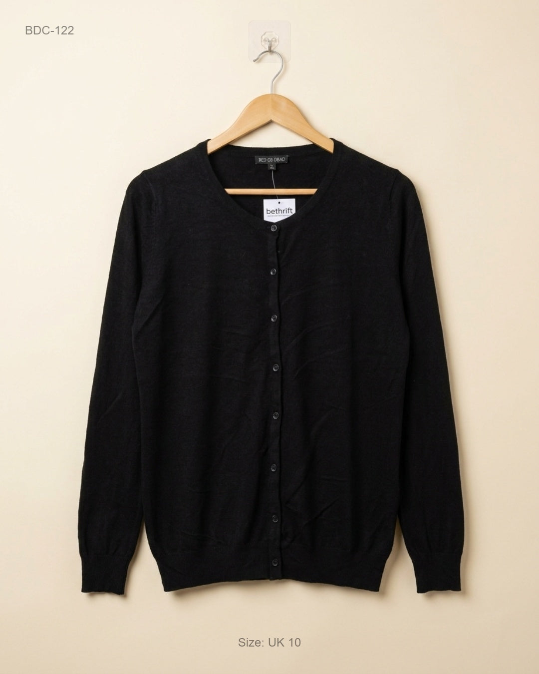 Button Down Cardigans | Pep & Co | Preloved Branded | Black Viscose | Premium | OTS Thrift Store Peshawar Pakistan