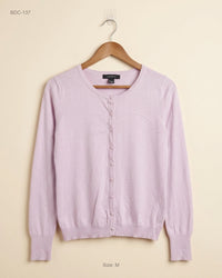 ATMOSPHERE (BDC-137) Teapink Button Down Cardigans