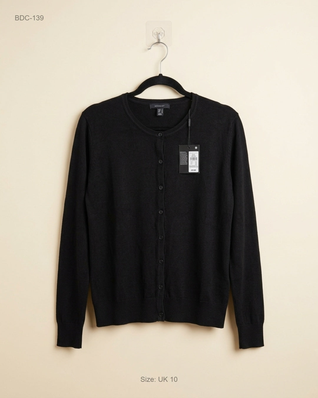ATMOSPHERE (BDC-139) Black Button Down Cardigans