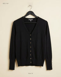 PRIMARK (BDC-144) Black Button Down Cardigans