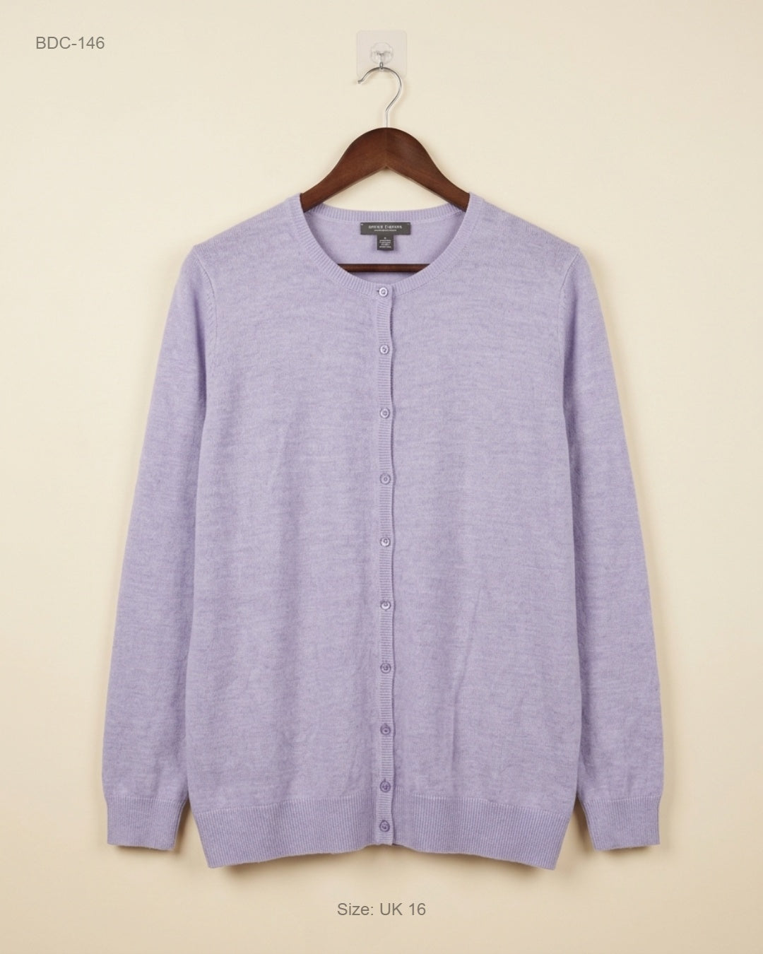 Premium Condition Button Down Cardigans | Preloved Love Knitwear | Lavender Viscose | Thrift Shop for Women Karachi Pakistan | OTS