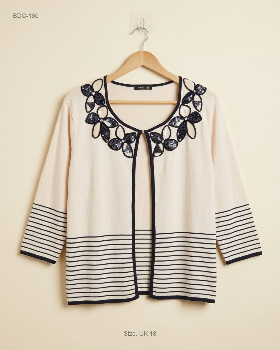 Excellent Condition Button Down Cardigans | Preloved Roman | Pink and Black Viscose | Thrift Shop for Women Islamabad Pakistan | OTS