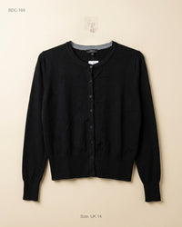 PAPAYA (BDC-169) Navy Blue Button Down Cardigans