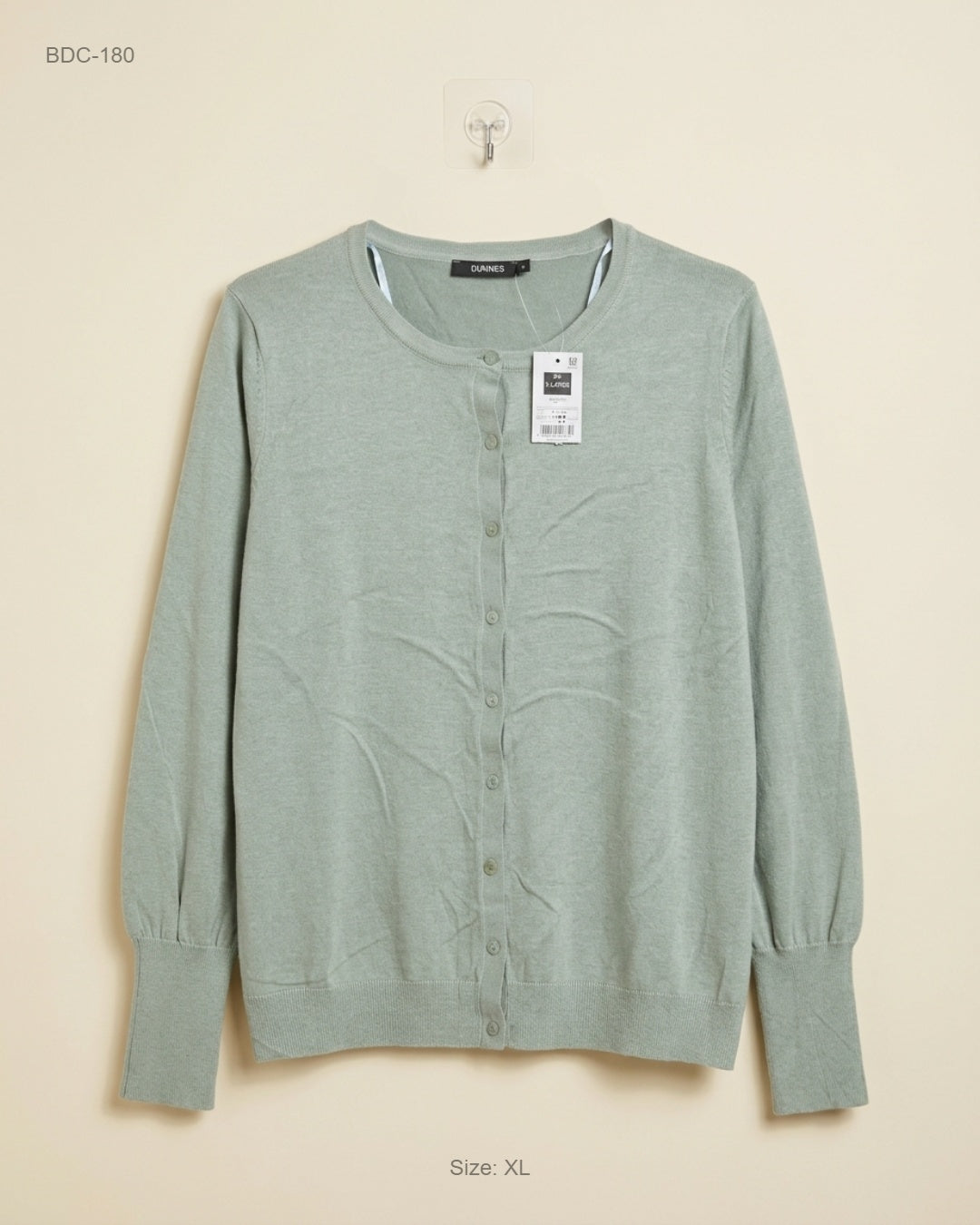 DUNNES (BDC-180) Pistachio Button Down Cardigans