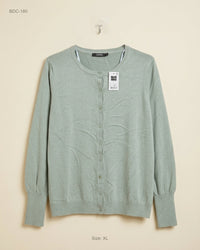 DUNNES (BDC-180) Pistachio Button Down Cardigans