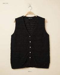 F&F (BDC-181) Black Button Down Cardigans