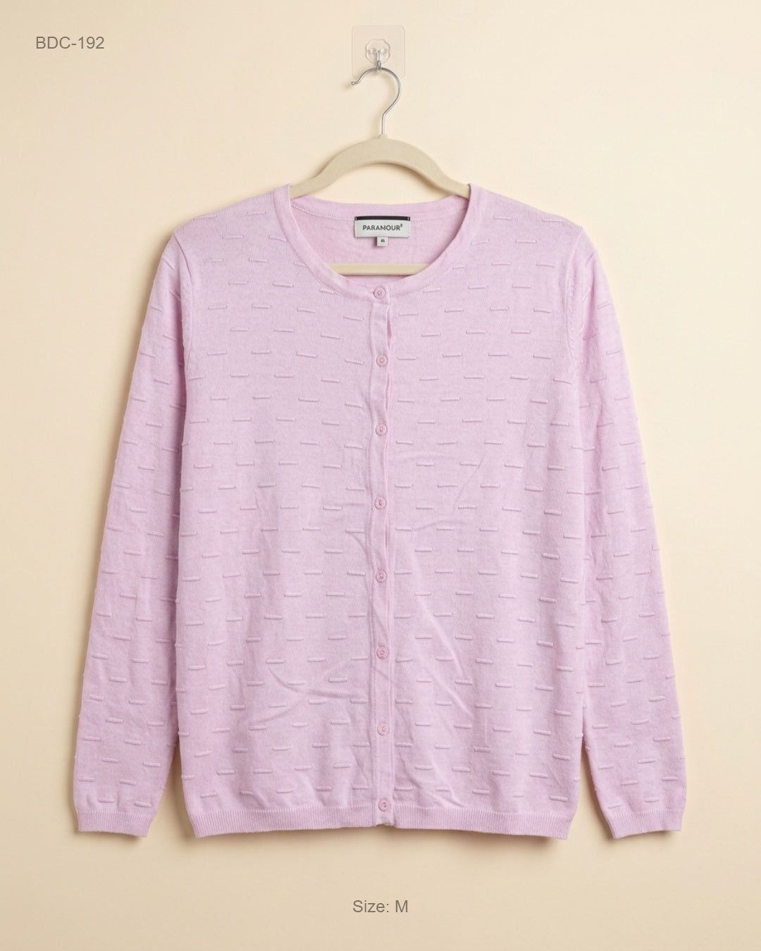 Shop Premium Button Down Cardigans by Paramour | Preloved Branded Clothes | Pink Viscose | Women | OTS Thrift Store Peshawar Pakistan
