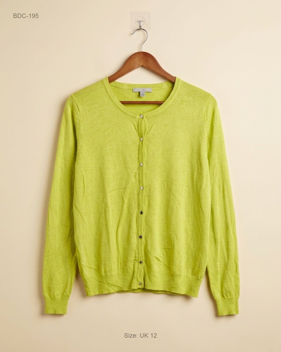 Shop Excellent Button Down Cardigans by George | Preloved Branded Clothes | Parrot Viscose | Women | OTS Thrift Store Lahore Pakistan