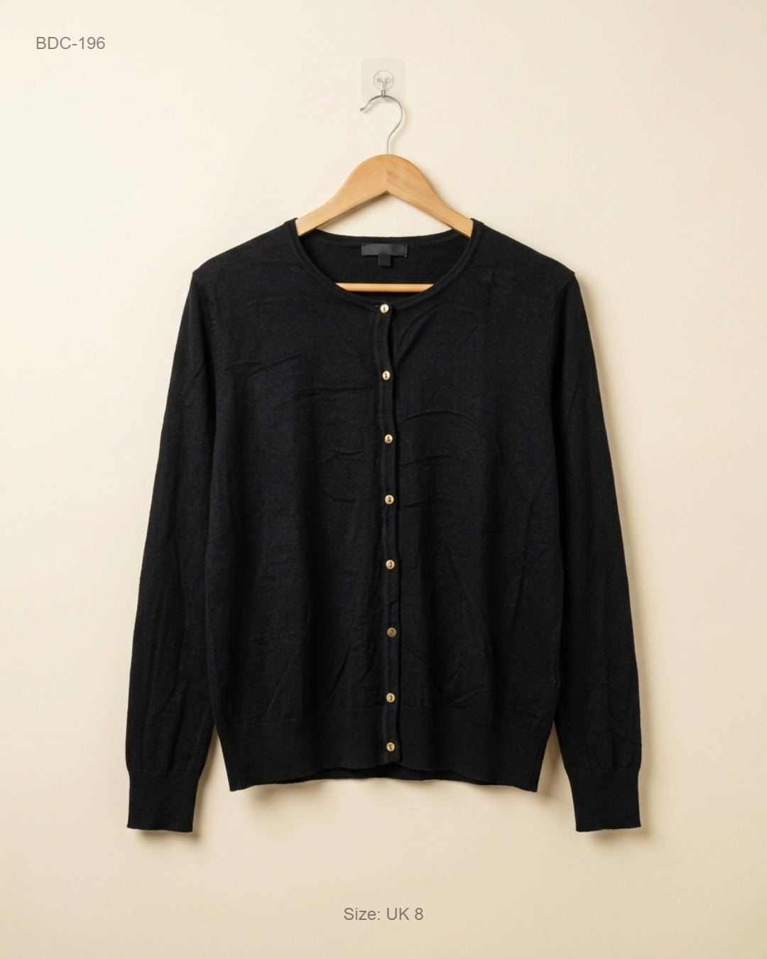 Premium Condition Button Down Cardigans | Preloved F&F | Black Viscose | Thrift Shop for Women Islamabad Pakistan | OTS
