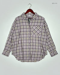 BIZIEN Wine Red Women's Button Down Shirt (BDS-101)