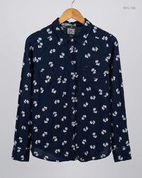 OASIS (BDS-106) Navy Blue Button Down Shirt