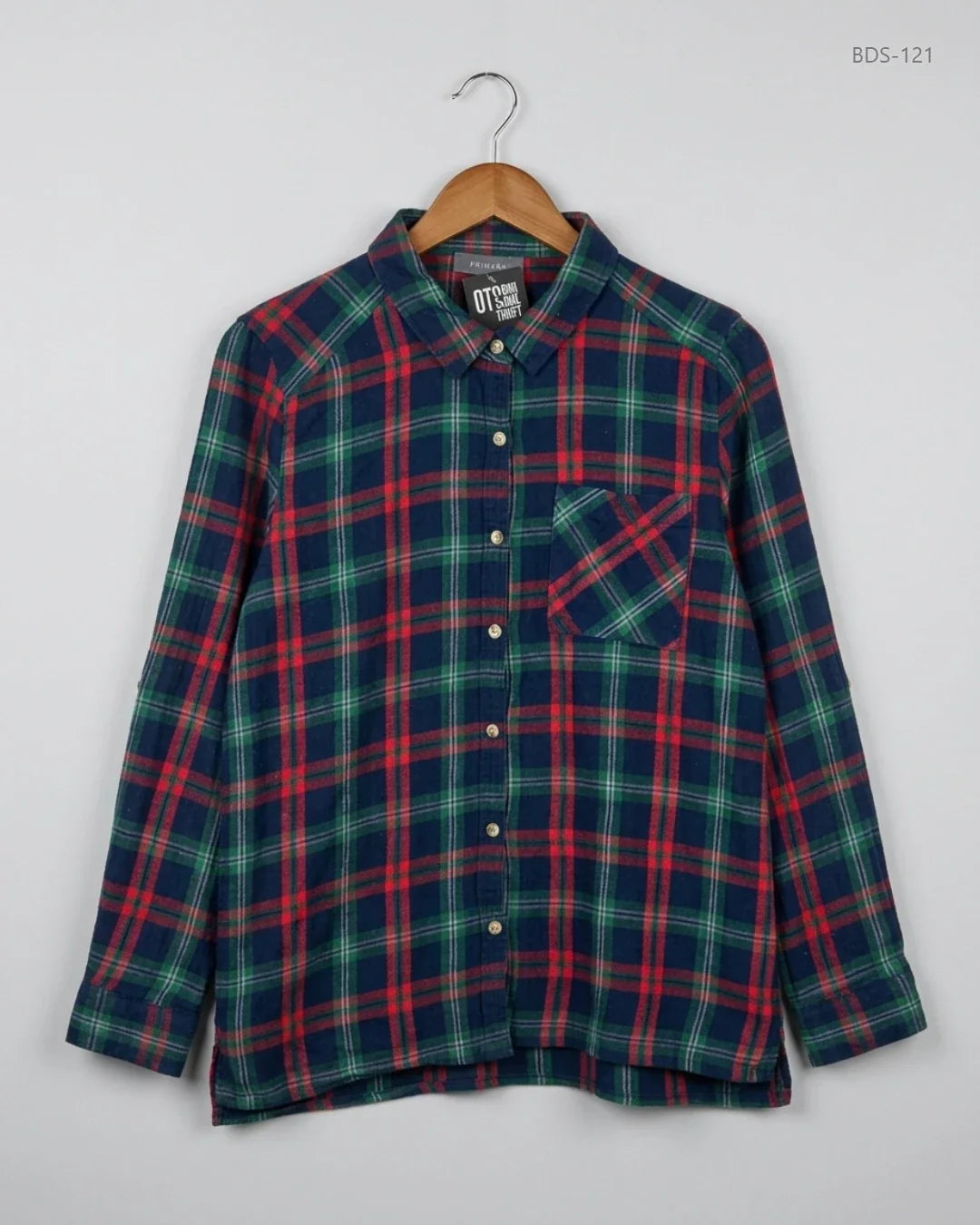 PRIMARK (BDS-121) Multi Color Button Down Shirt