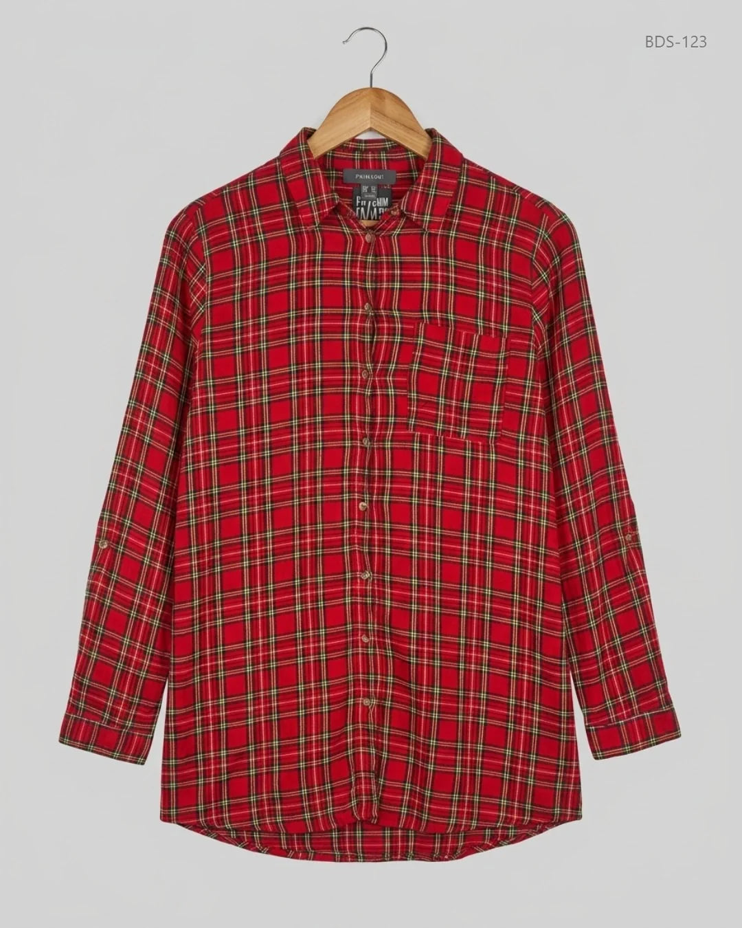 PRIMARK (BDS-123) Red Button Down Shirt