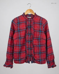 PAPAYA (BDS-128) Red & Blue Button Down Shirt