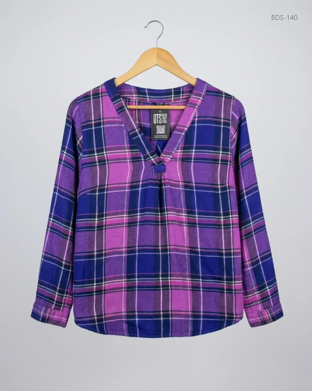 M&CO (BDS-140) Purple Button Down Shirt