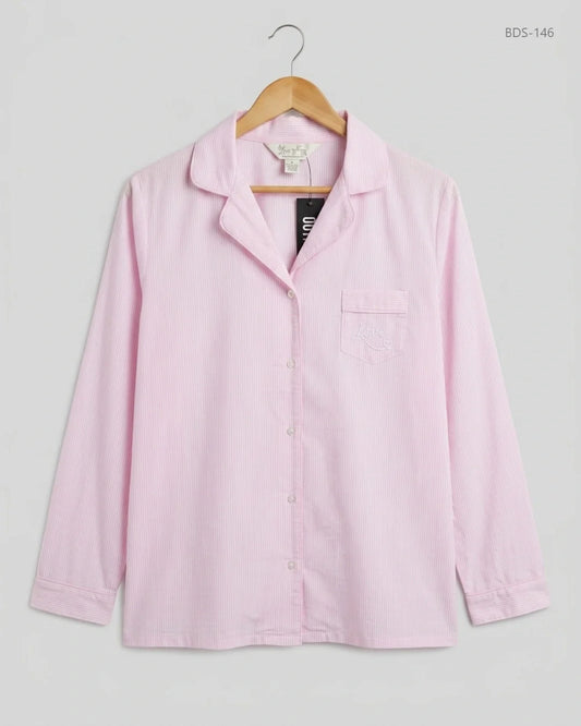 Button Down Shirt | LOVE TO LOUNGE | Preloved Branded | Pink Cotton | Premium | OTS Thrift Store Islamabad Pakistan