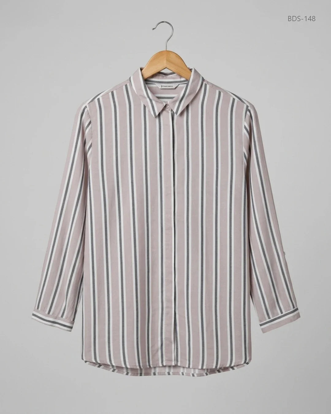 STRADIVARIUS (BDS-148) Beige Button Down Shirt
