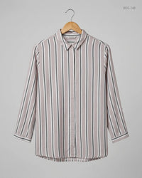 STRADIVARIUS (BDS-148) Beige Button Down Shirt
