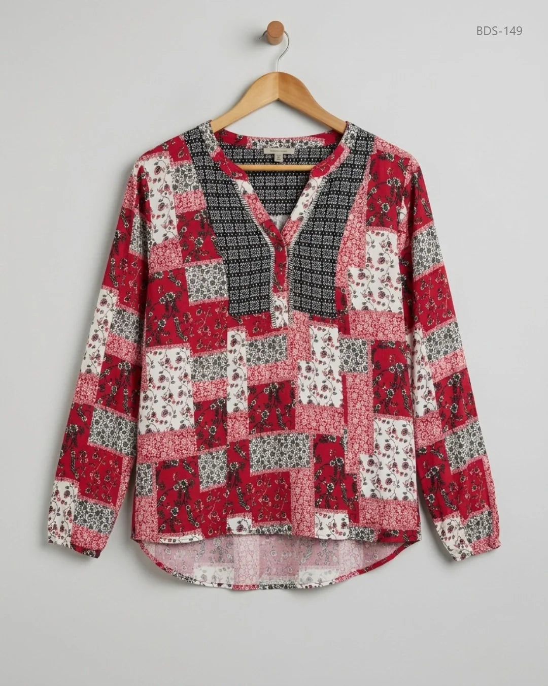 CLASSIC (BDS-149) Red Button Down Shirt