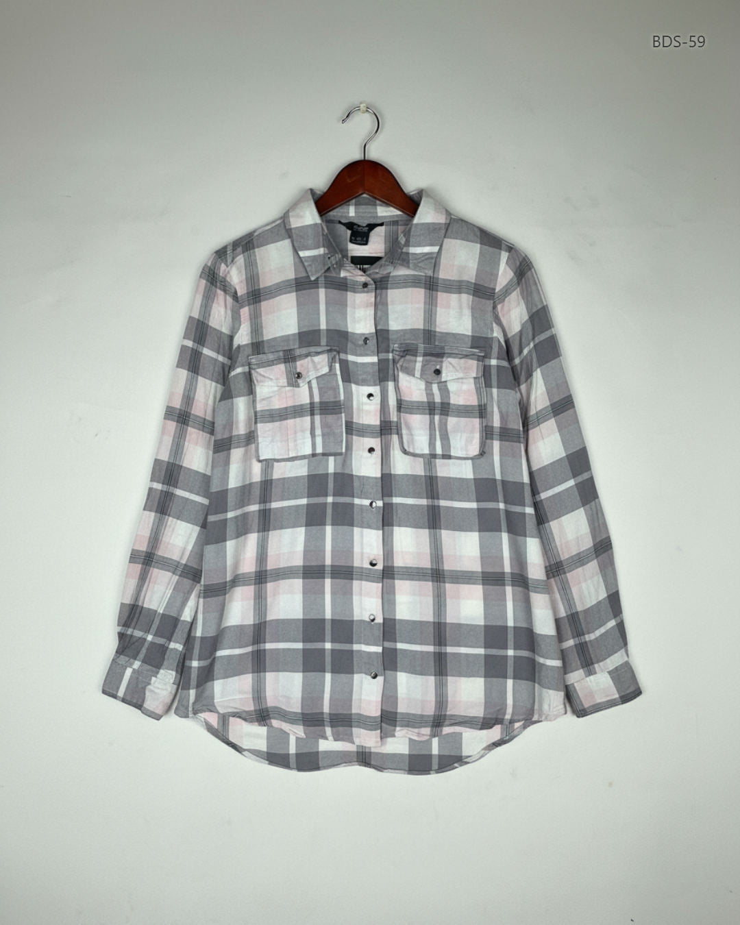 F&F Pink Women's Button Down Shirt (BDS-59)