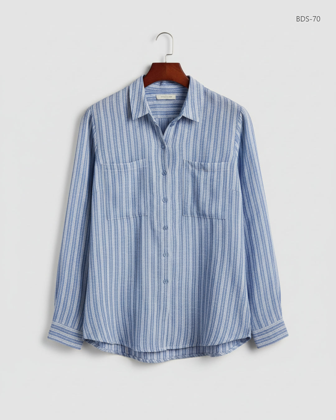 ESSENIANS COLLECTION Sky Blue Women's Button Down Shirt (BDS-70)