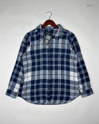 MARKS & SPENCER Multi Color Women's Button Down Shirt (BDS-71)