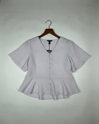 NEW LOOK White Women's Button Down Shirt (BDS-73)