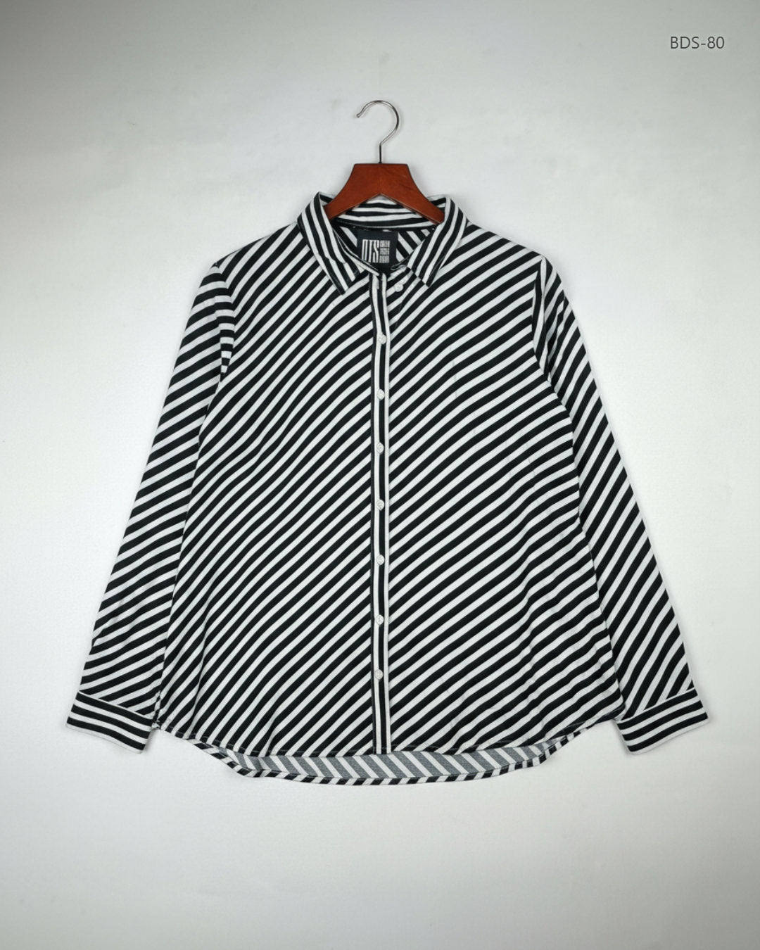 STREET ONE Black & White Women's Button Down Shirt (BDS-80)